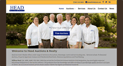 Desktop Screenshot of headauctions.com